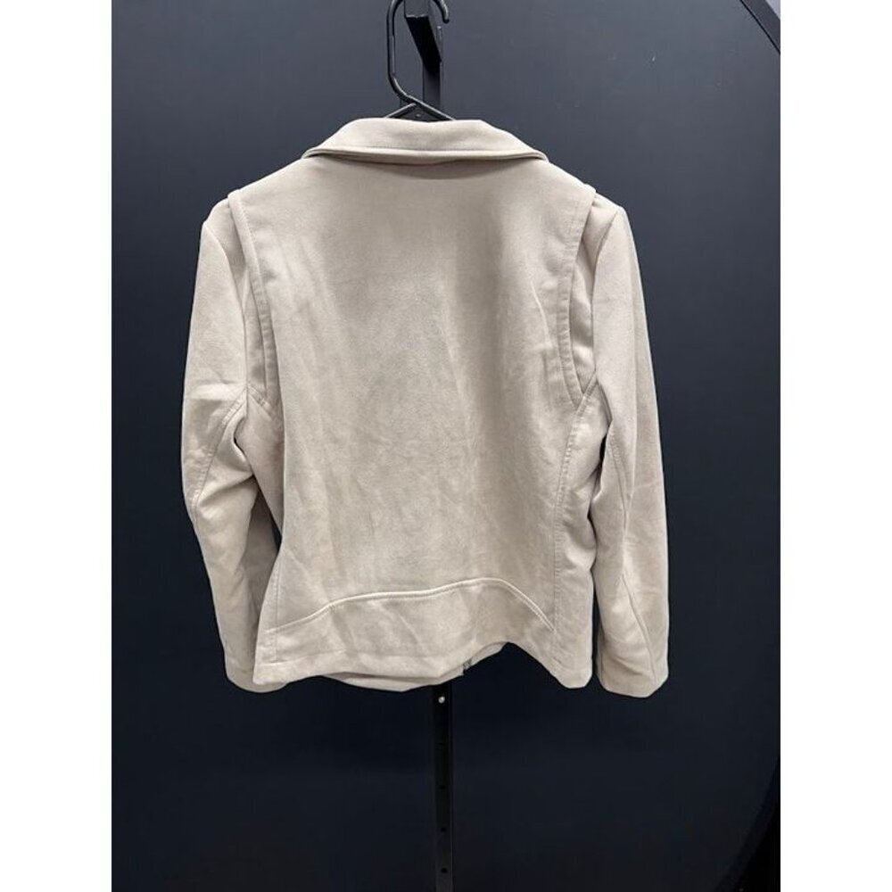 Maurices Tan Faux Suede Full Zip Jacket - Picture 5 of 5